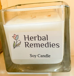 Herbal Remedies Soy Candle
